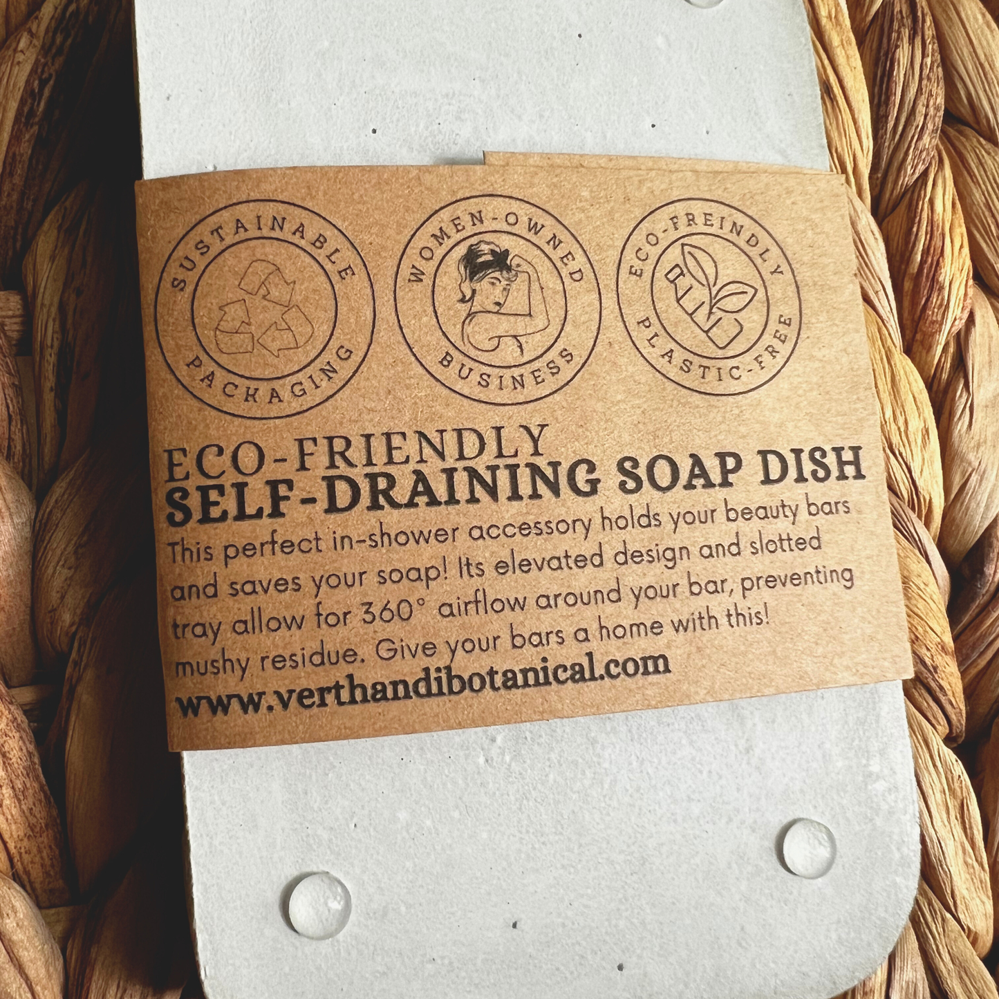 HYGGE SOAP DISH: NORDIC - WHITE