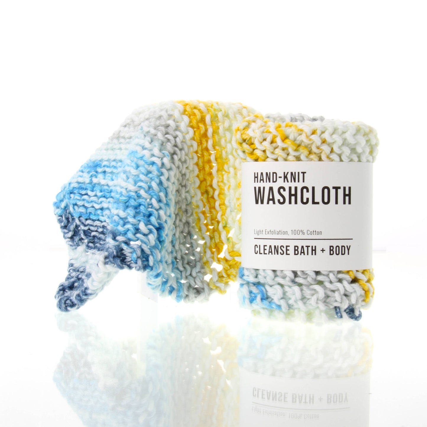 Washcloths - Hand-Knit: Rainbow