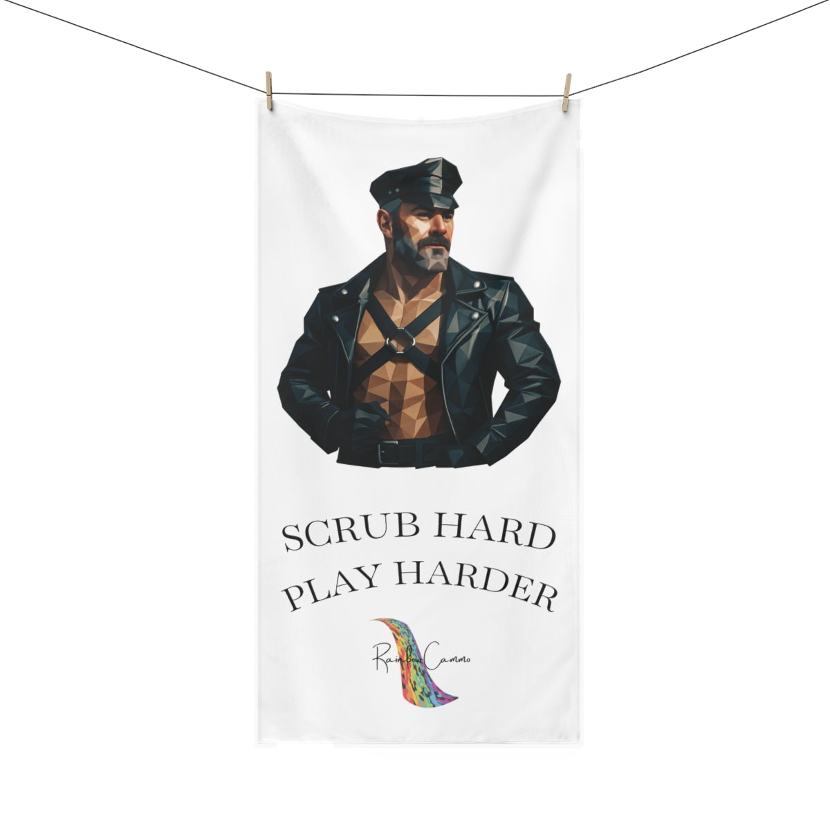 Mink Cotton Towel - Poly Leather Daddy Vibes