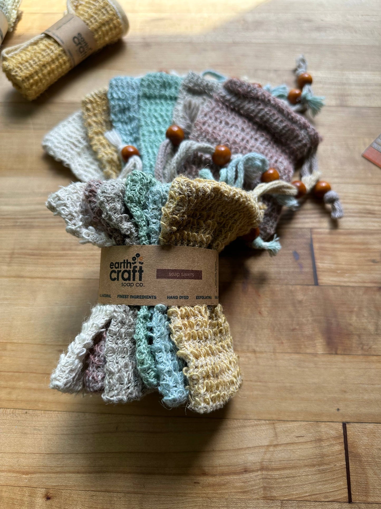 Soap Saver Bags - Earthtone Set of 6