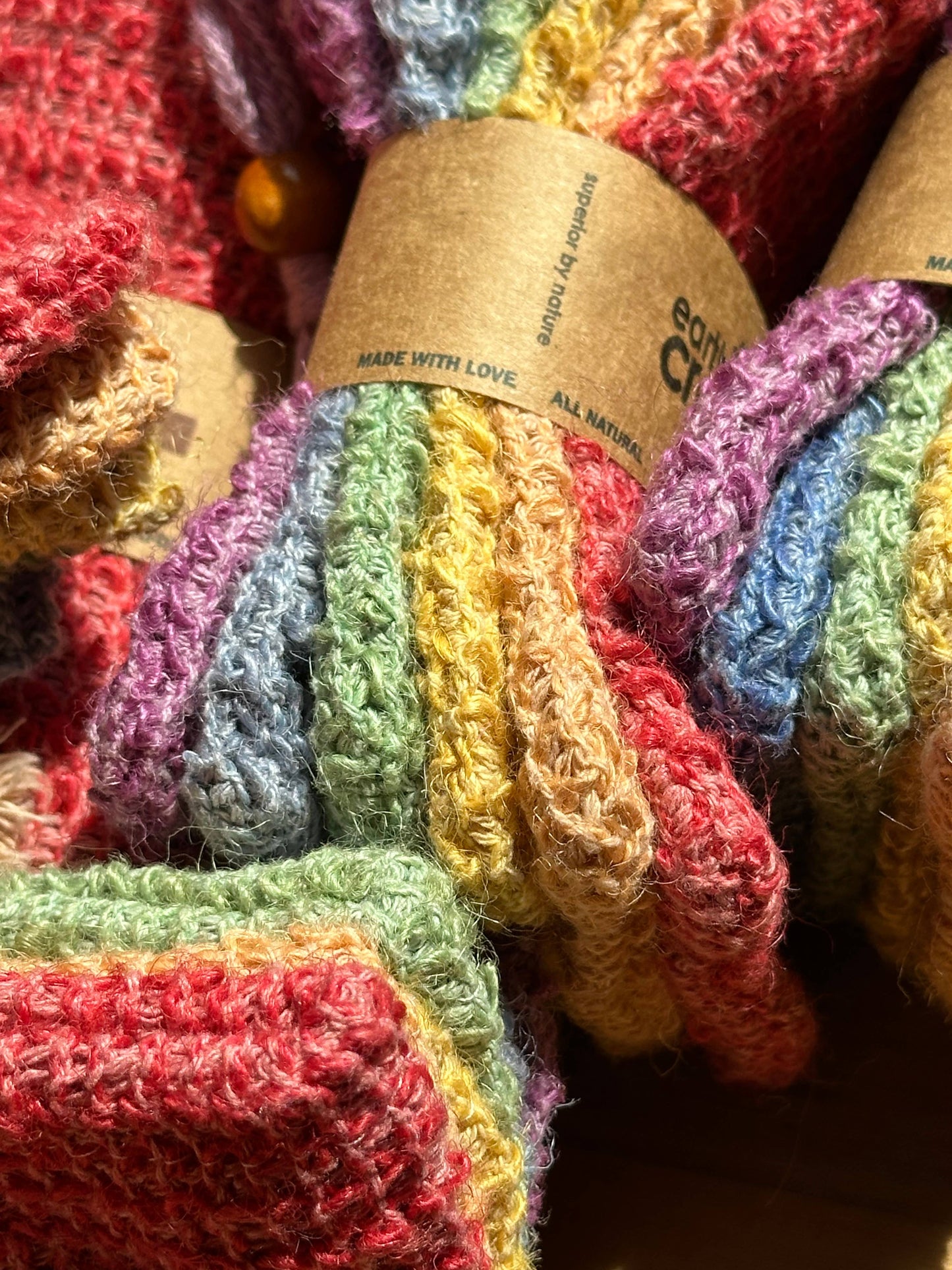 Soap Saver Bags – Rainbow Set of 6