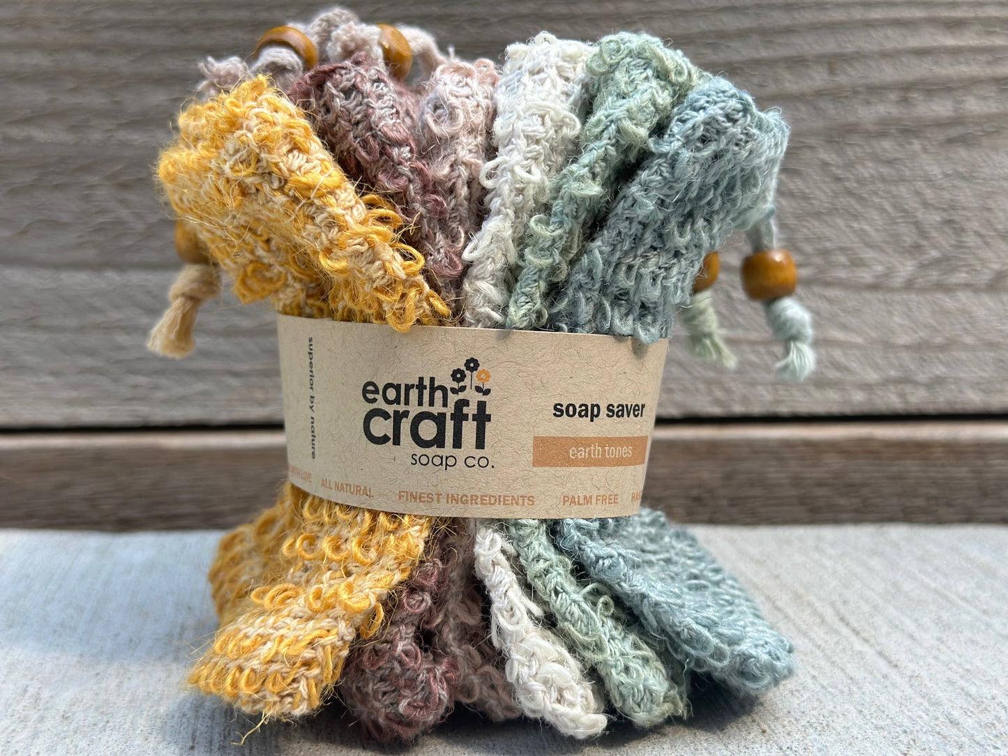 Soap Saver Bags - Earthtone Set of 6