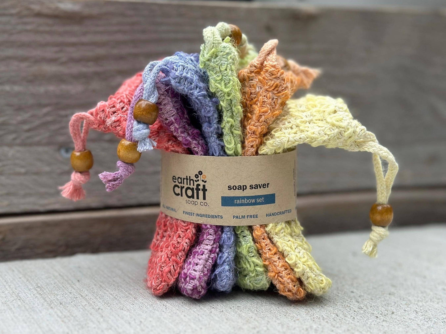 Soap Saver Bags – Rainbow Set of 6