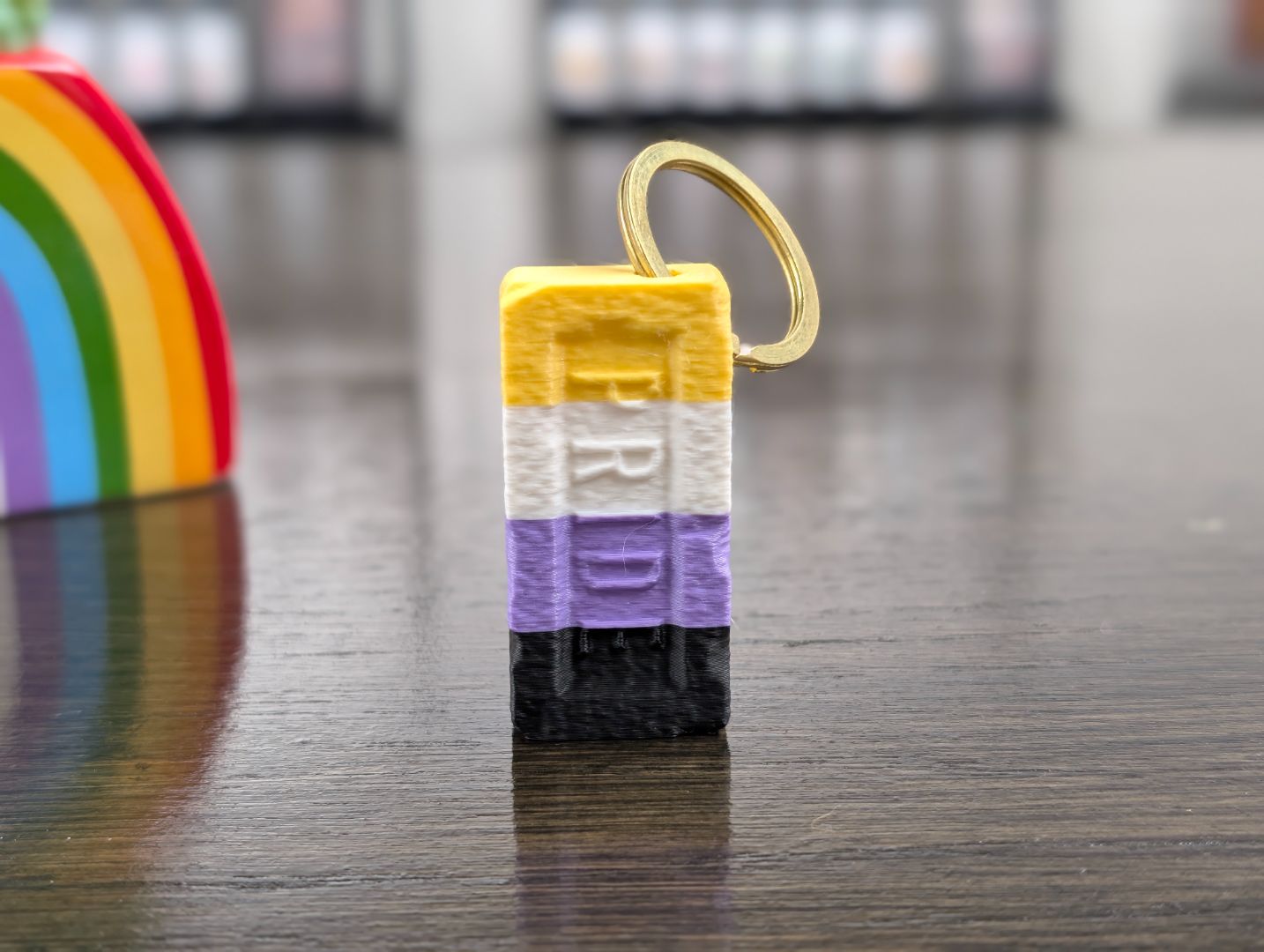 Pride Brick Keychain - NB