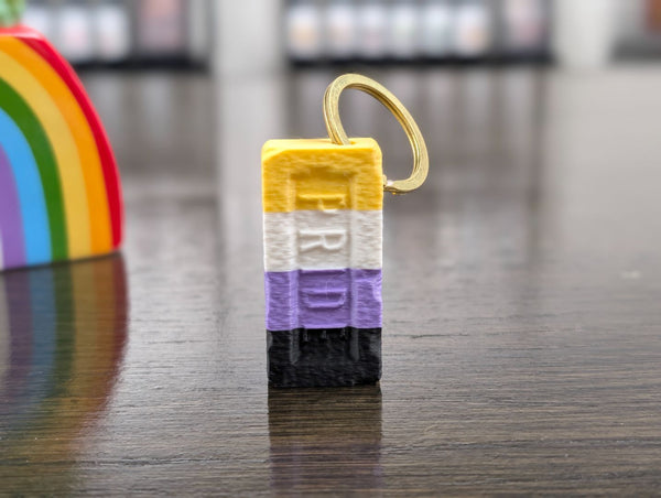 Pride Brick Keychain - NB