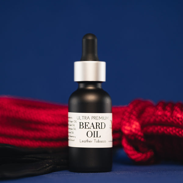 Ultra Premium Leather Tobacco Beard Oil