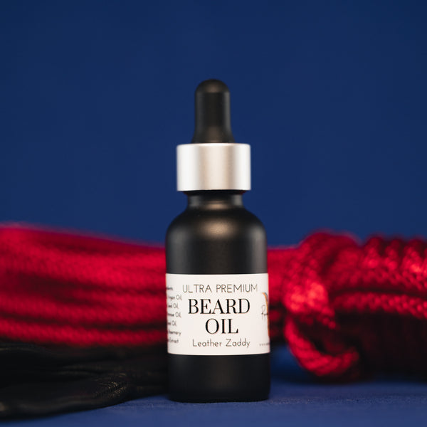 Ultra Premium Leather Zaddy Fragrance Beard Oil
