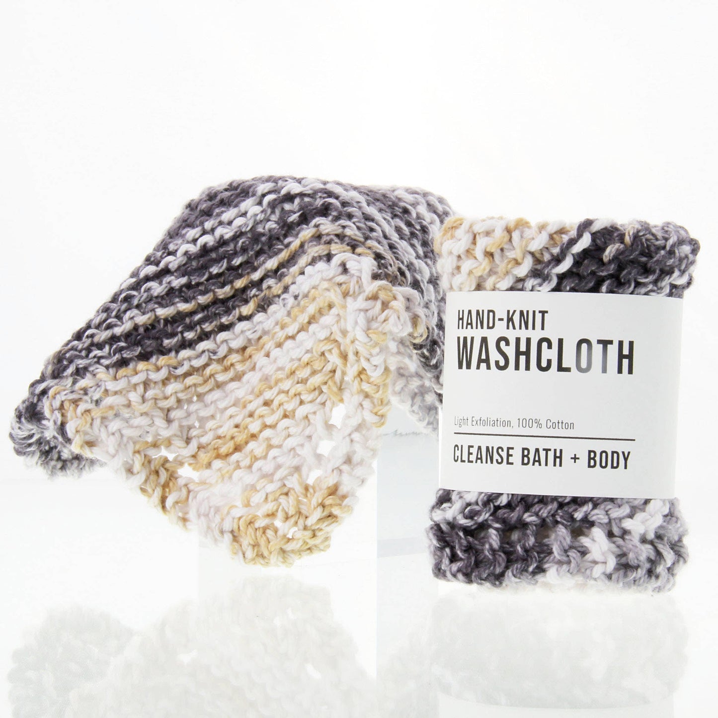 Washcloths - Hand-Knit: Beach
