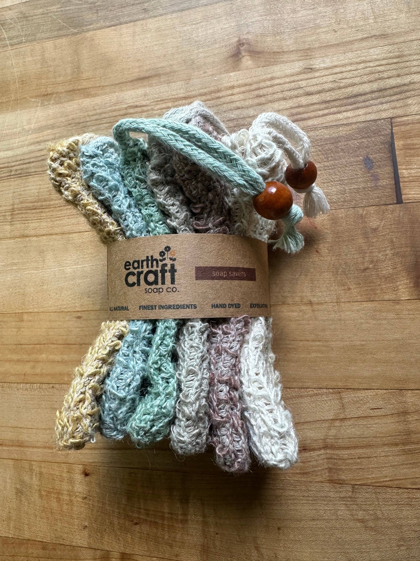 Soap Saver Bags - Earthtone Set of 6