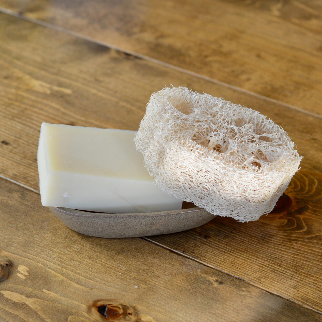 Fair Trade Ceramic Stoneware Soap Dish: Charcoal Brown