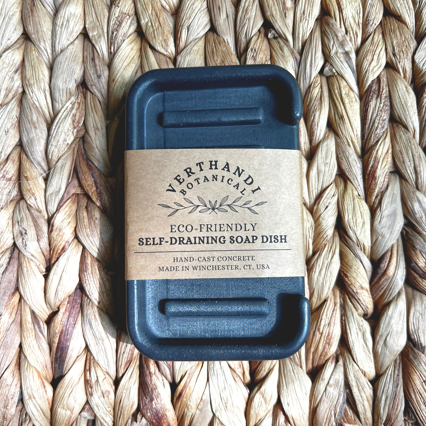 HYGGE SOAP DISH: CROW - DARK GRAY