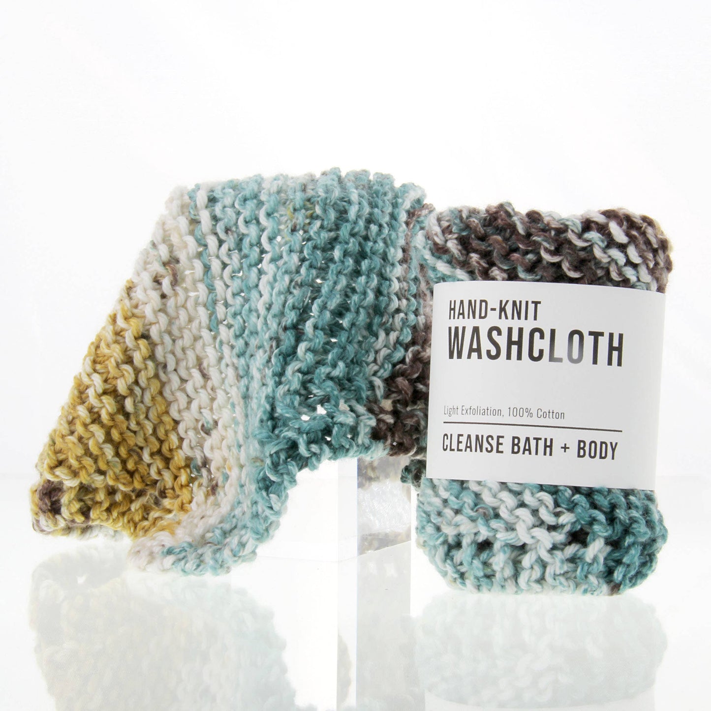 Washcloths - Hand-Knit: Beach